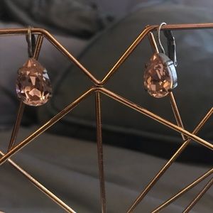 Sabika pink drop earrings